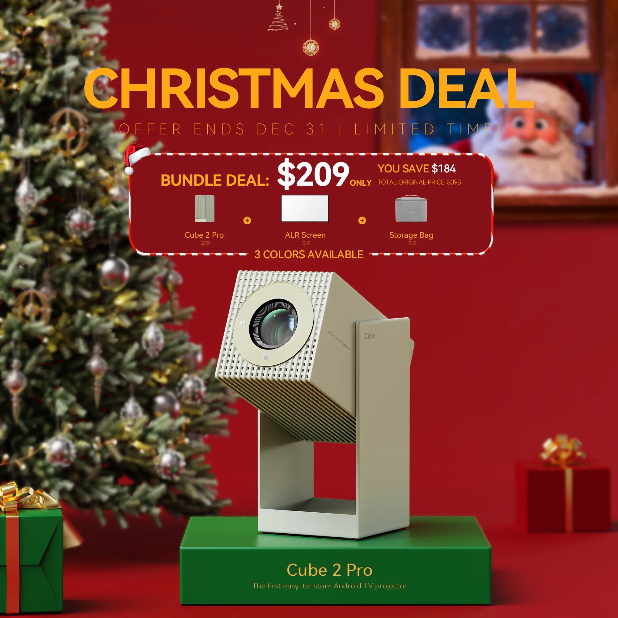 Wanbo Cube 2 Pro Projector | ToF Auto-Focus & All-in-One 1080P Smart Projector Product vendor