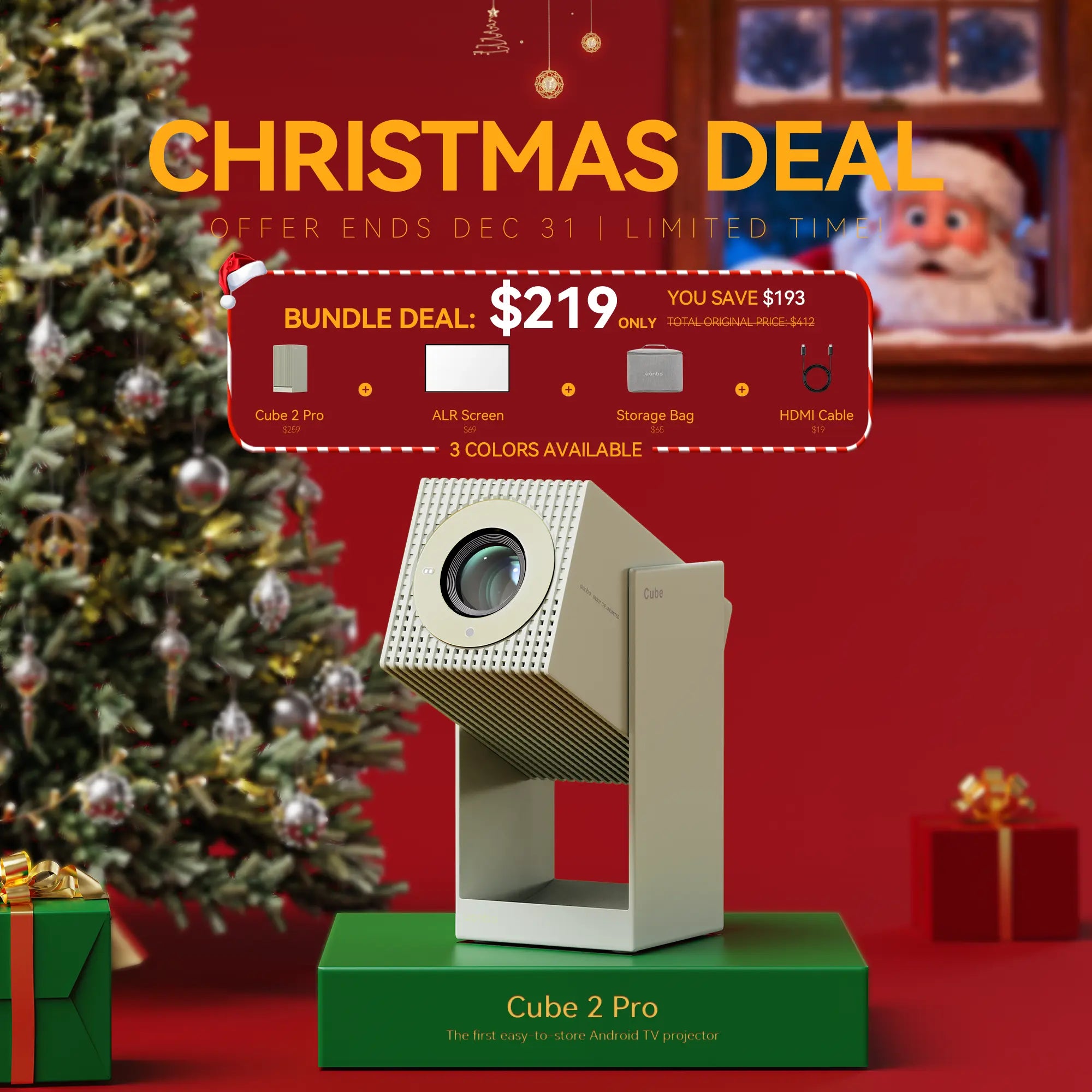 Wanbo Cube 2 Pro Projector | ToF Auto-Focus & All-in-One 1080P Smart Projector Product vendor