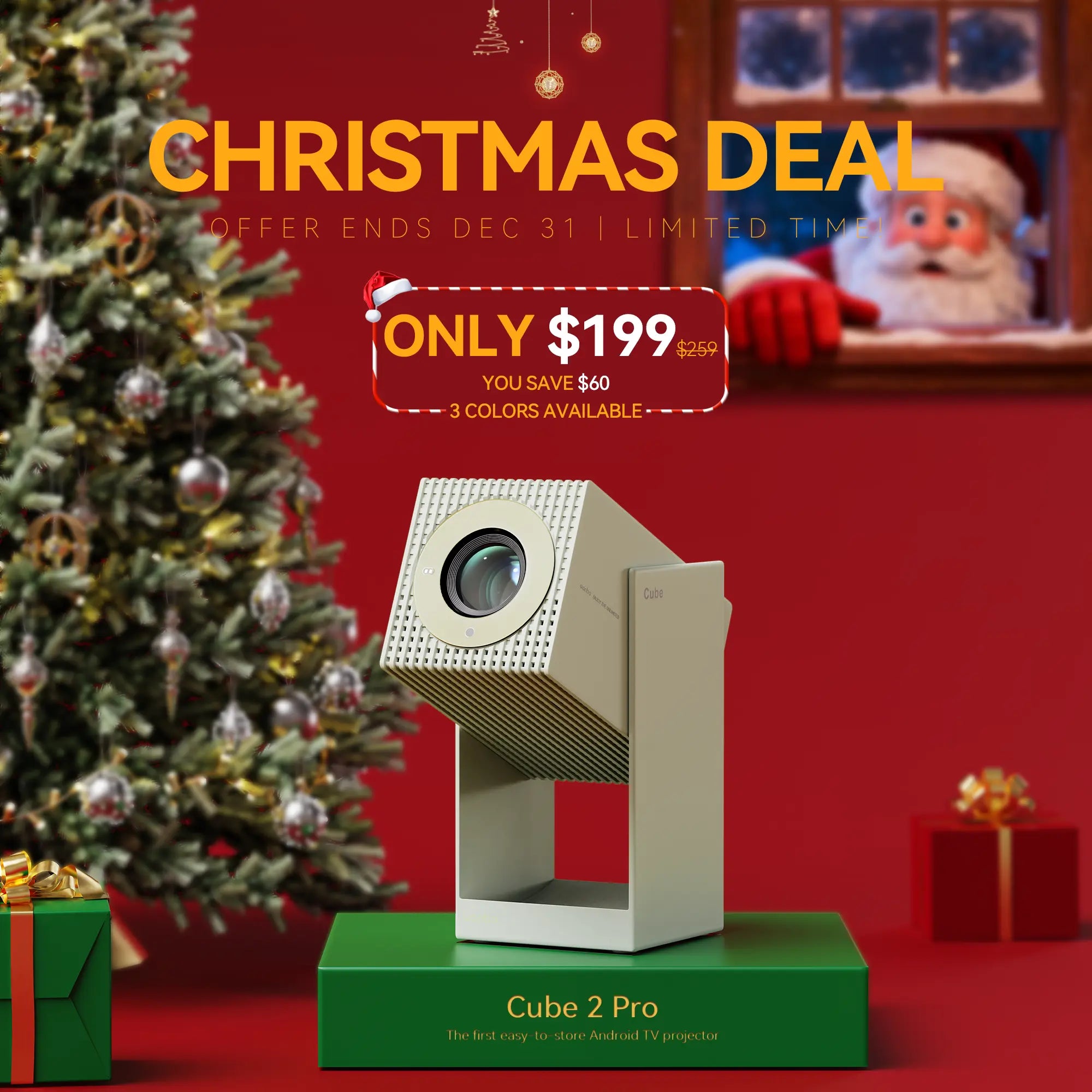 Wanbo Cube 2 Pro Projector | ToF Auto-Focus & All-in-One 1080P Smart Projector Product vendor