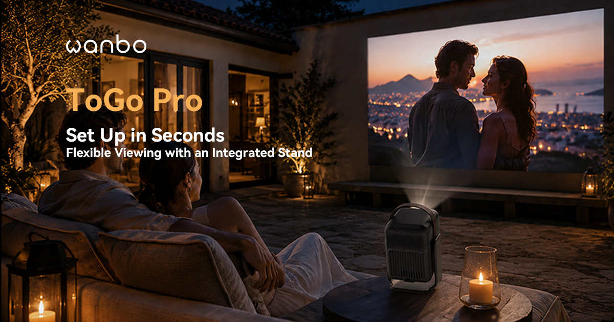 Wanbo ToGo Pro | Why Built-In Stand Design Matters for Portable Projectors