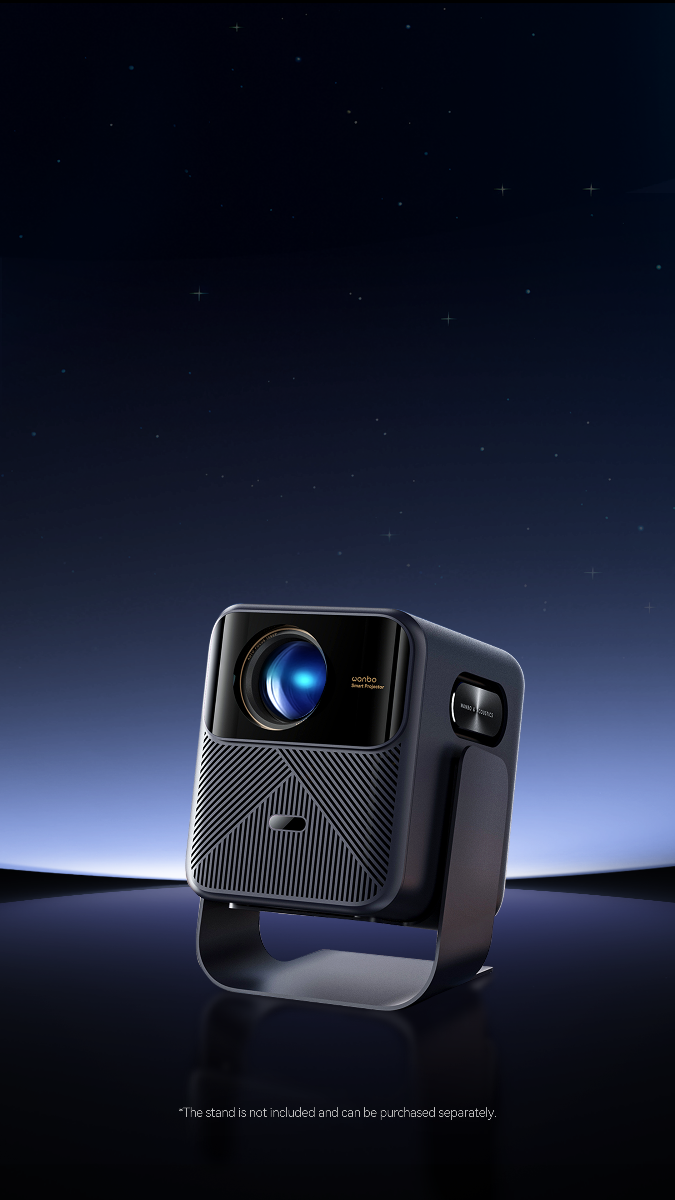 WANBO PROJECTOR ワンボ　プロジェクター Wanbo * Mozart 1 Pro * 4K Supported Smart Projector * Dark Blue