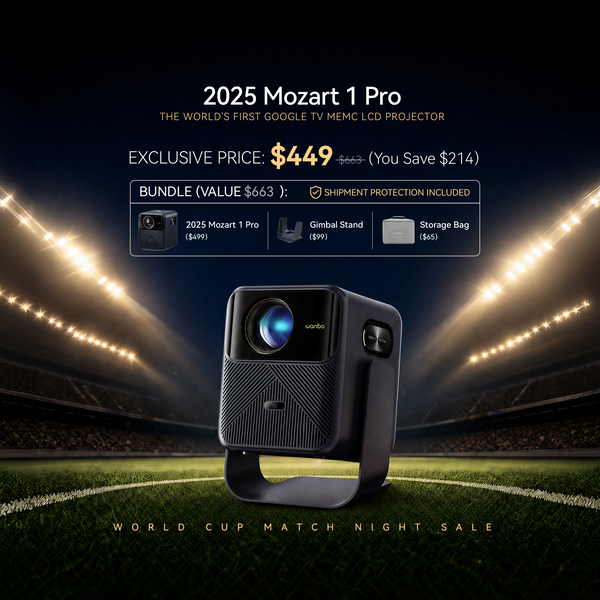 2025 Mozart 1 Pro: World's 1st Google TV MEMC Projector with