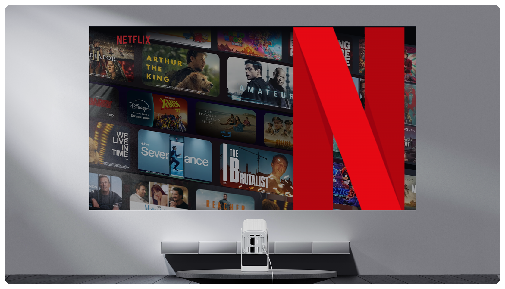 Wanbo Cube 1: Portable Android TV 11 Projector with 360° Gimbal