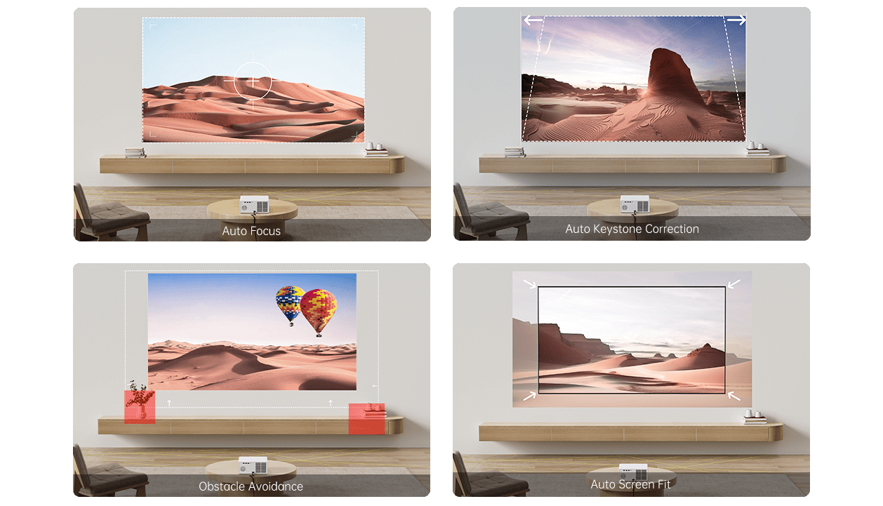 Wanbo X5 Air FHD 1100 ANSI Official Android TV Projector description image 6