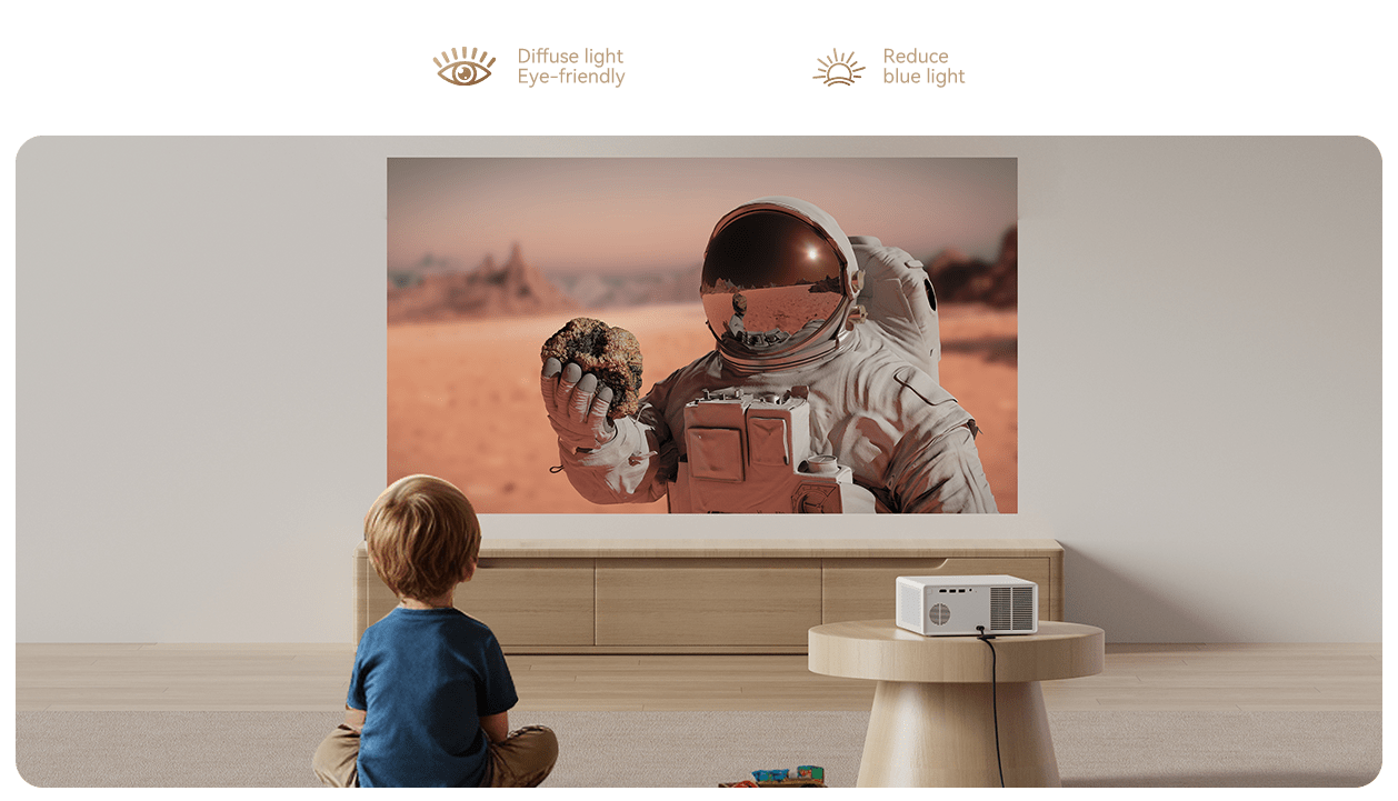 Wanbo X5 Air FHD 1100 ANSI Official Android TV Projector description image 10
