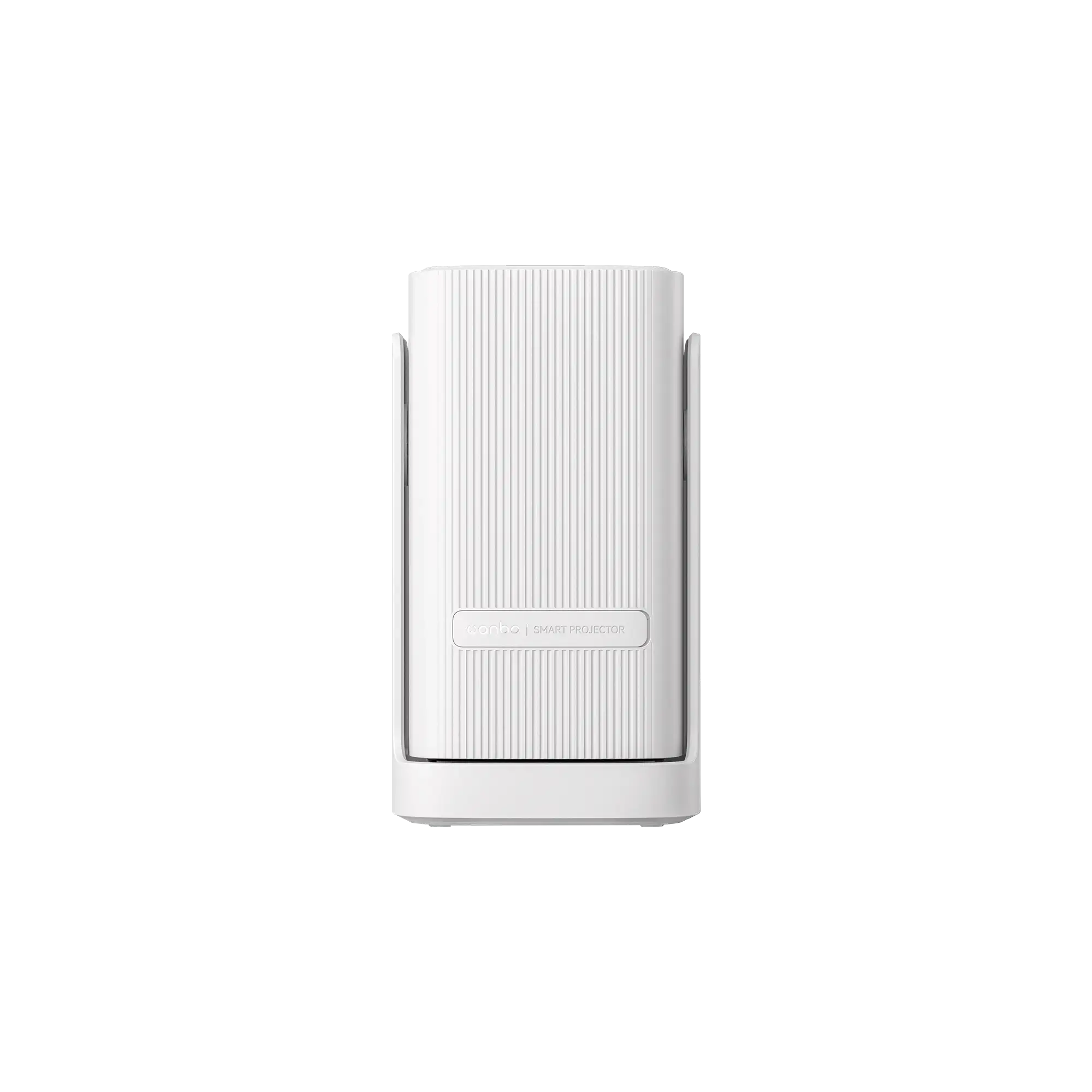 Wanbo Cube 1 Smart Android TV Projector in Alpine White with 360° Rotating Gimbal Stand