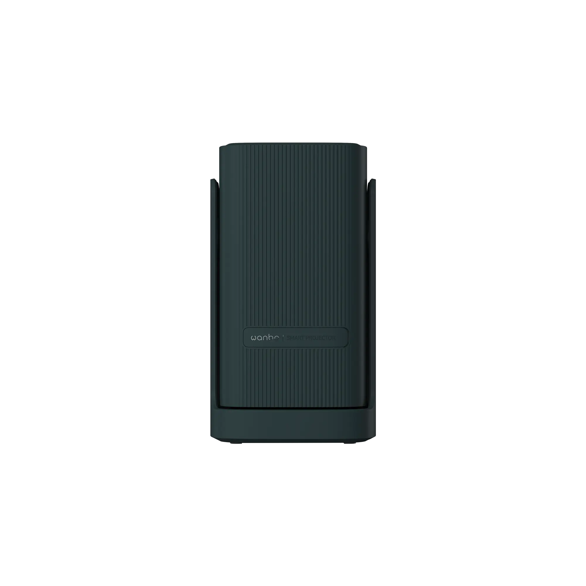 Wanbo Cube 1 Smart Android TV Projector in Dark Green with 360° Rotating Gimbal Stand