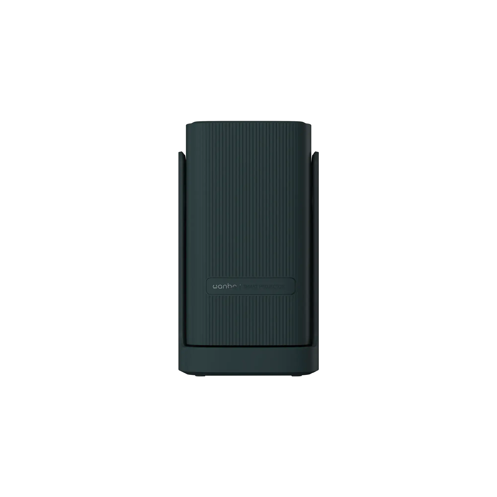 Wanbo Cube 1 Smart Android TV Projector in Dark Green with 360° Rotating Gimbal Stand