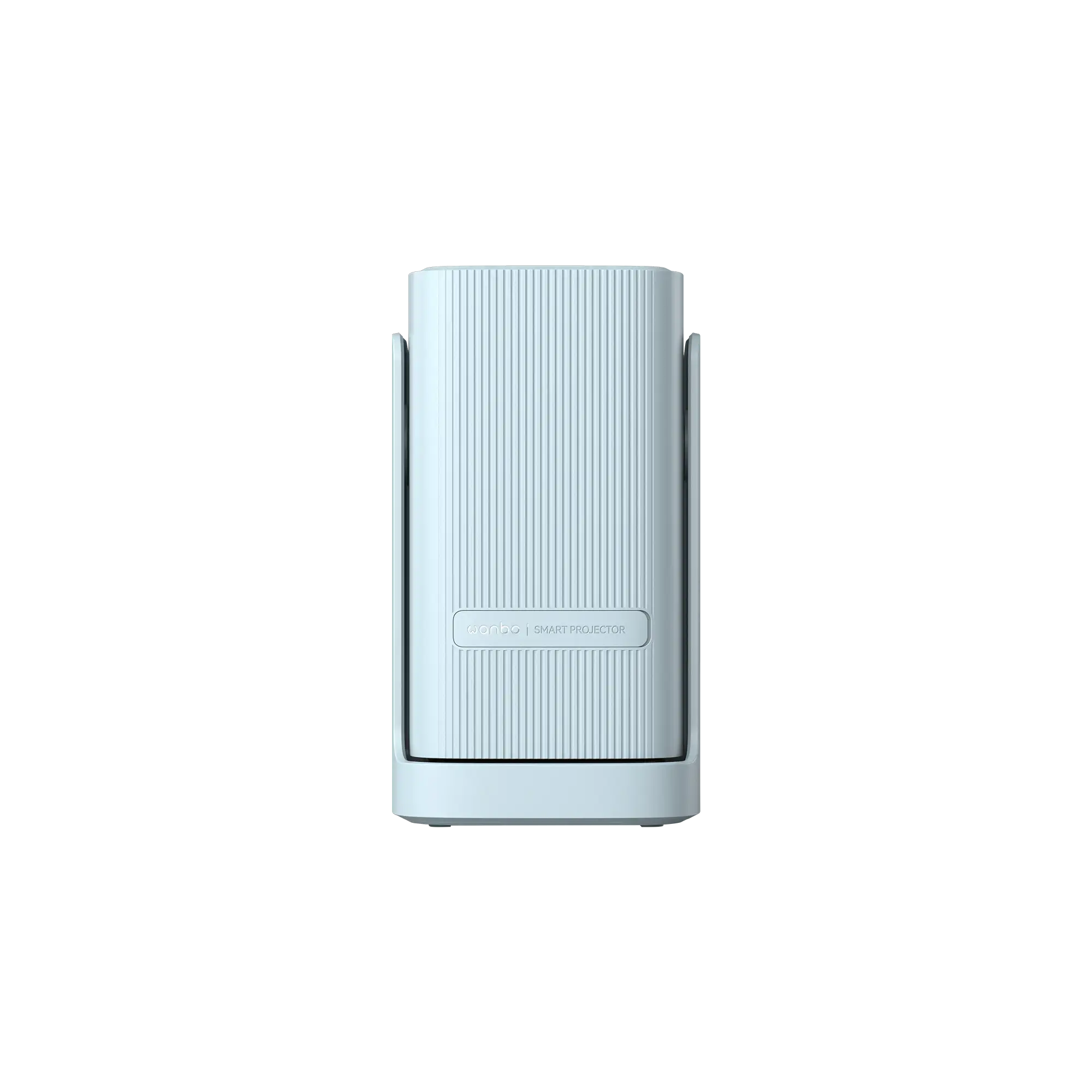 Wanbo Cube 1 Smart Android TV Projector in Sky Blue with 360° Rotating Gimbal Stand