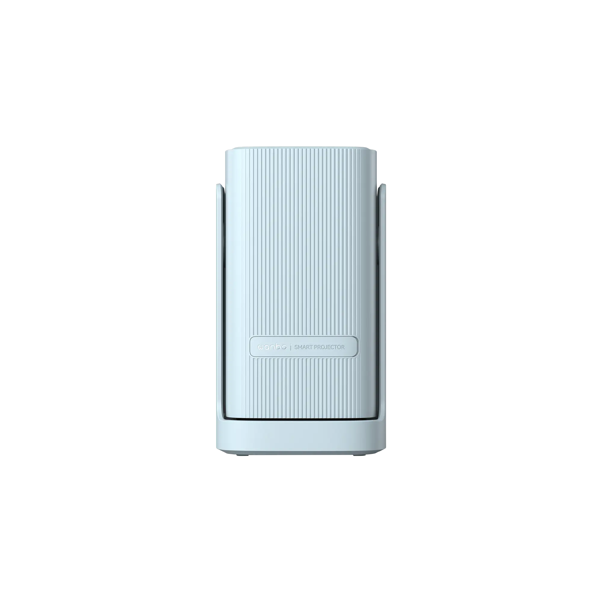 Wanbo Cube 1 Smart Android TV Projector in Sky Blue with 360° Rotating Gimbal Stand