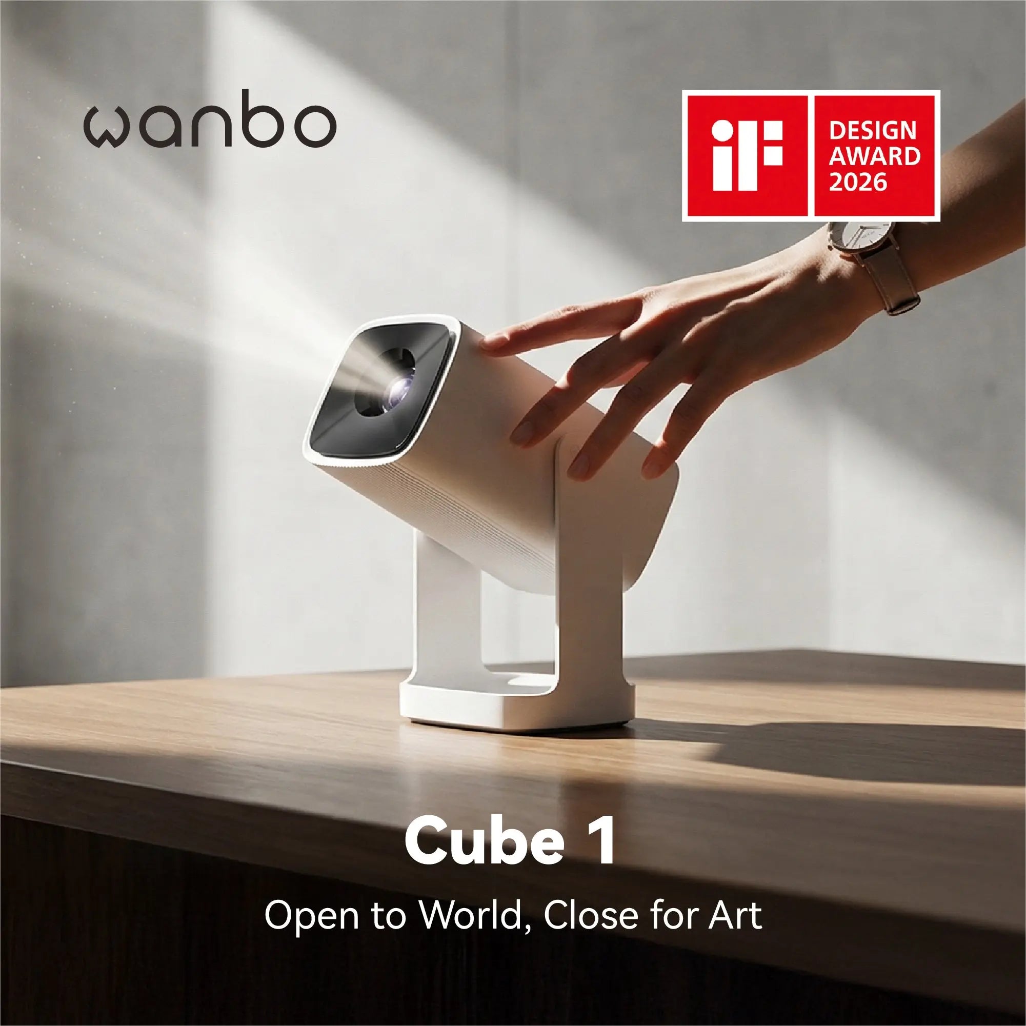 Wanbo Cube 1: Your Bedroom Cinema, Projected. With Android TV 11 & 360° Rotation. Product vendor