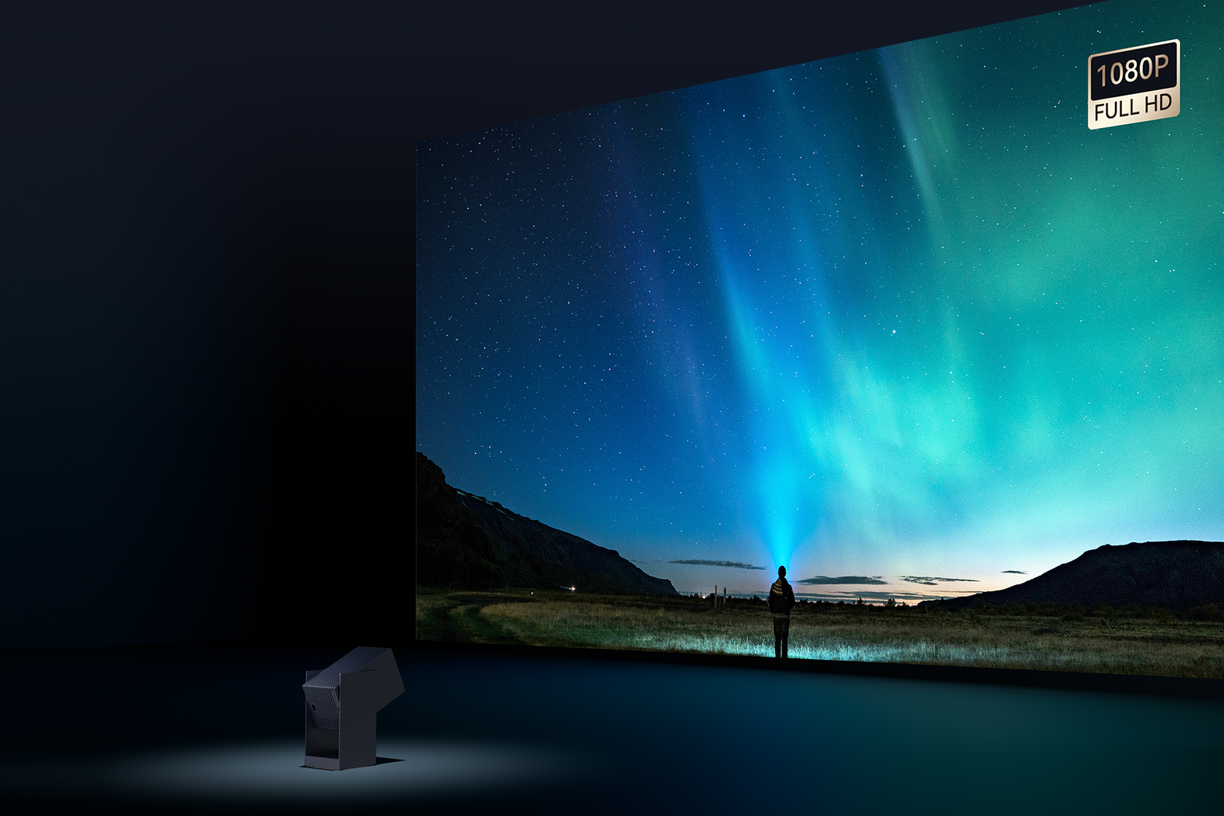 Wanbo Cube 2 Pro 500 ANSI All In One Smart Projector with ToF Auto Focus description image 8