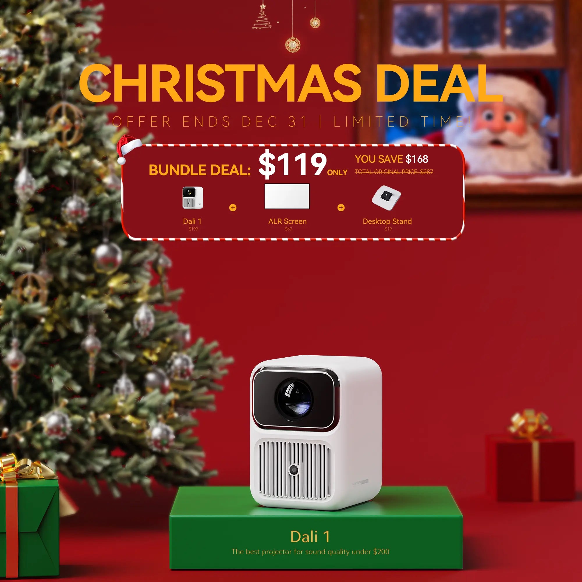 Wanbo Dali 1 Music Proyector Next-Level Audio immersion Portable Projector Product vendor