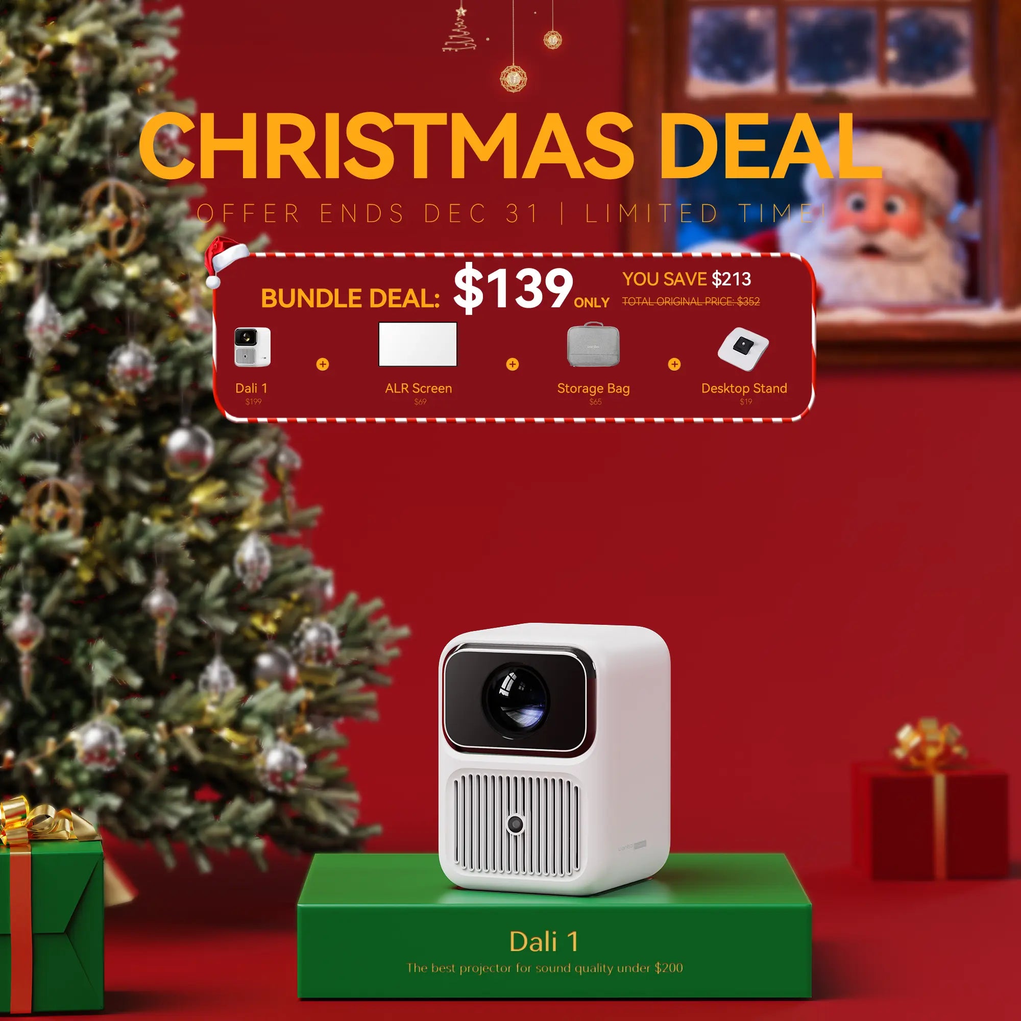 Wanbo Dali 1 Music Proyector Next-Level Audio immersion Portable Projector Product vendor