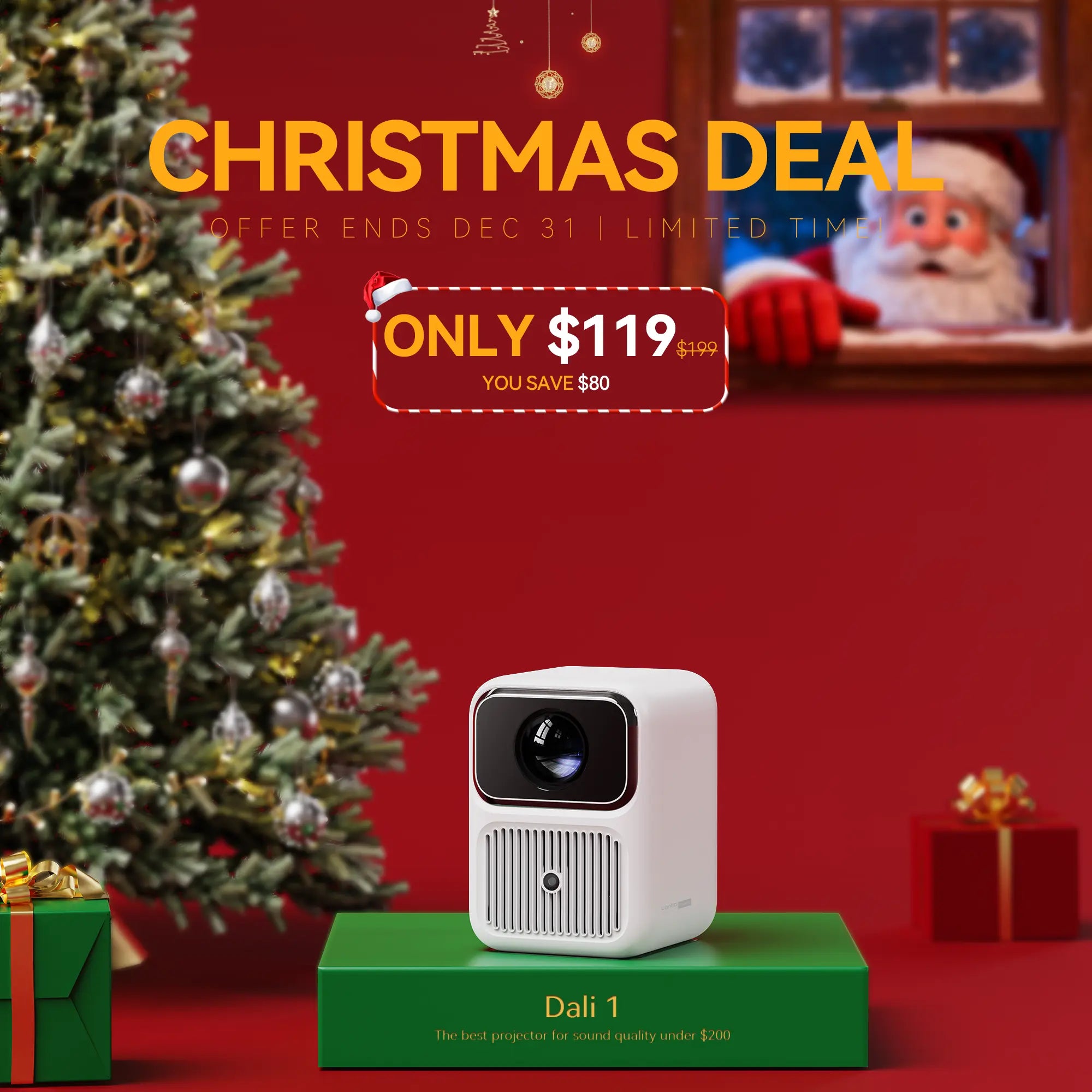 Wanbo Dali 1 Music Proyector Next-Level Audio immersion Portable Projector Product vendor