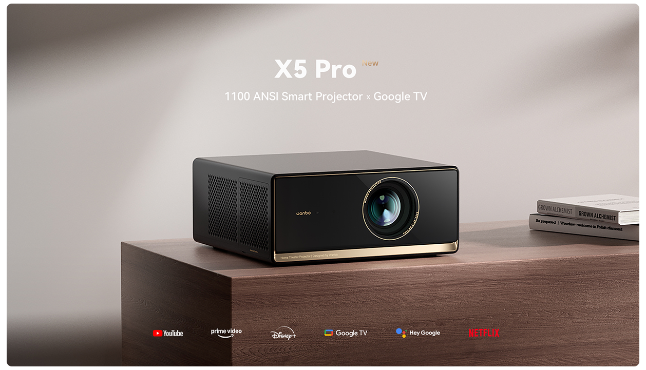 Wanbo X5 Pro 2025 độ sáng 1100 ANSI