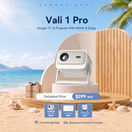 Wanbo Vali 1 Pro Google TV Projector | Netflix & Android 14 with MEMC & Dolby Audio