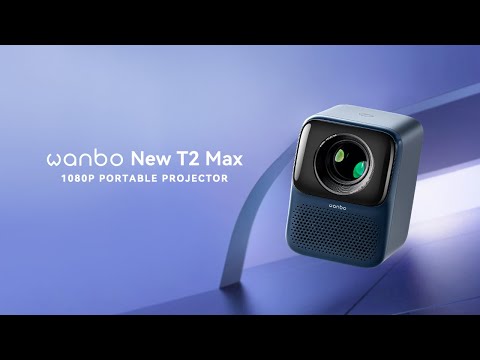 Wanbo Weekend Flash Sale-Wanbo New T2 Max Projector High Brightness 1080p Dual-Band Wifi 6