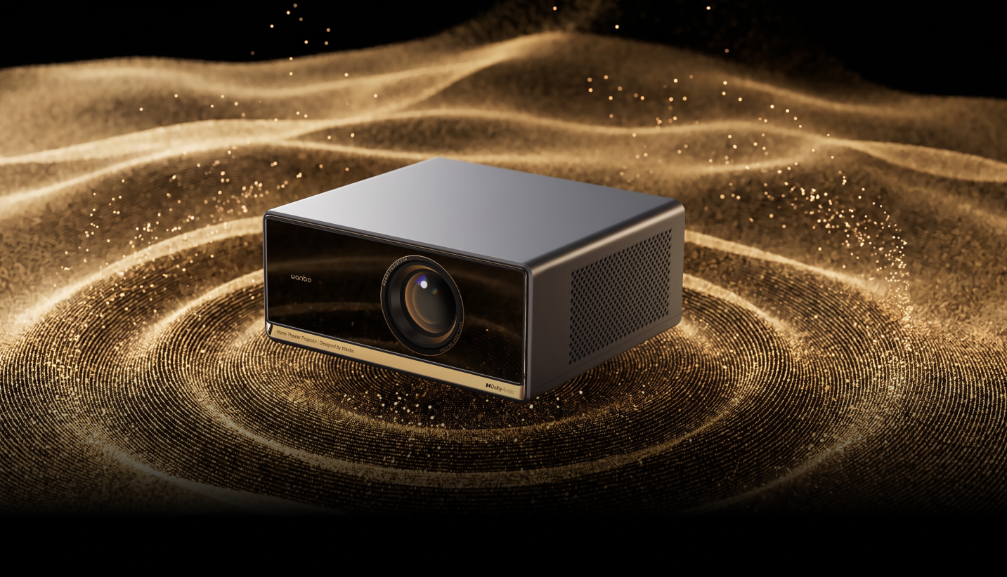 Wanbo X5S projector with 12W built-in speakers