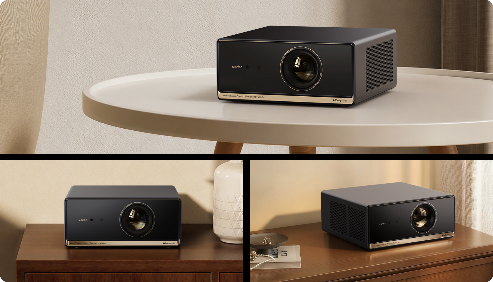 Wanbo X5S smart projector elegant design